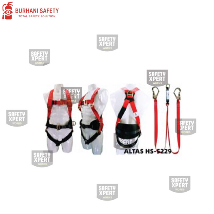 Atlas HS‑5229 full body safety harness for fall protection in Pakistan