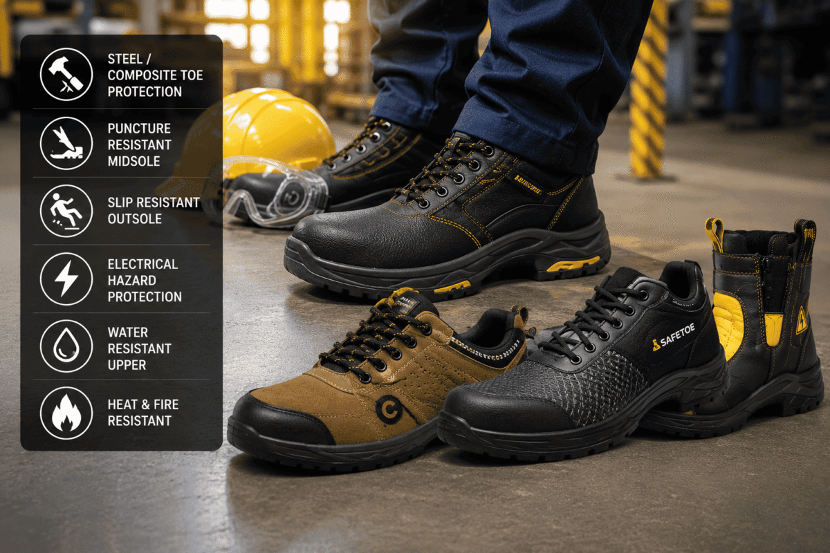 best run safety jogger shoes