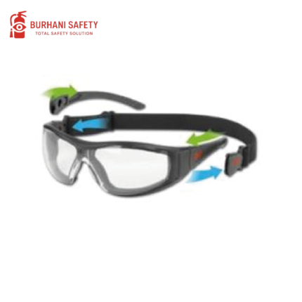 JSP Stealth Hybrid Safety Goggles Clear Anti-Scratch Anti-Mist Lenses