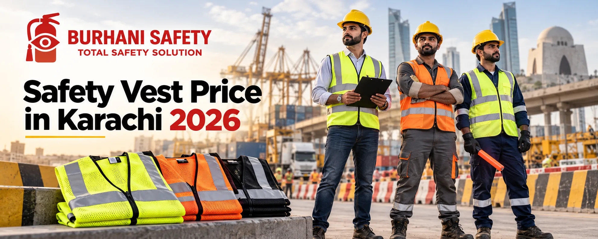 Safety vest price in Karachi for reflective high visibility vests